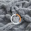 Taff Velvet Bed Sheet Winter Warm Solid Color Thickened Fitted Sheet Soft Plush Elastic Mattress Protector Queen/King Size Lino 5