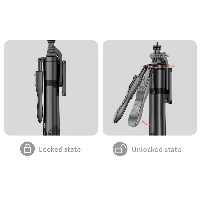 Inalámbrico Selfie Stick trípode L16 1530mm plegable para Gopro cámaras de  acción Smartphones iPhone 13 14 Pro Max Xiaomi - AliExpress