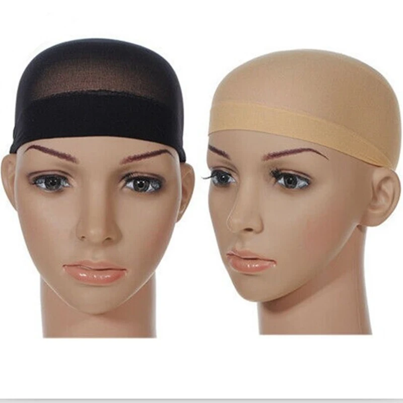 

Сетка для волос Deluxe Wig, сетка для плетения, 2 шт./упаковка, сетка для волос стрейч, зеркальная сетка для изготовления париков, свободный размер (черный)