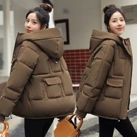 Women Winter Down Padded Jacket Women Hooded Parkas Coat 2022 Winter New Thick Warm Cotton Coat Winter Jacket Female Outwear 3