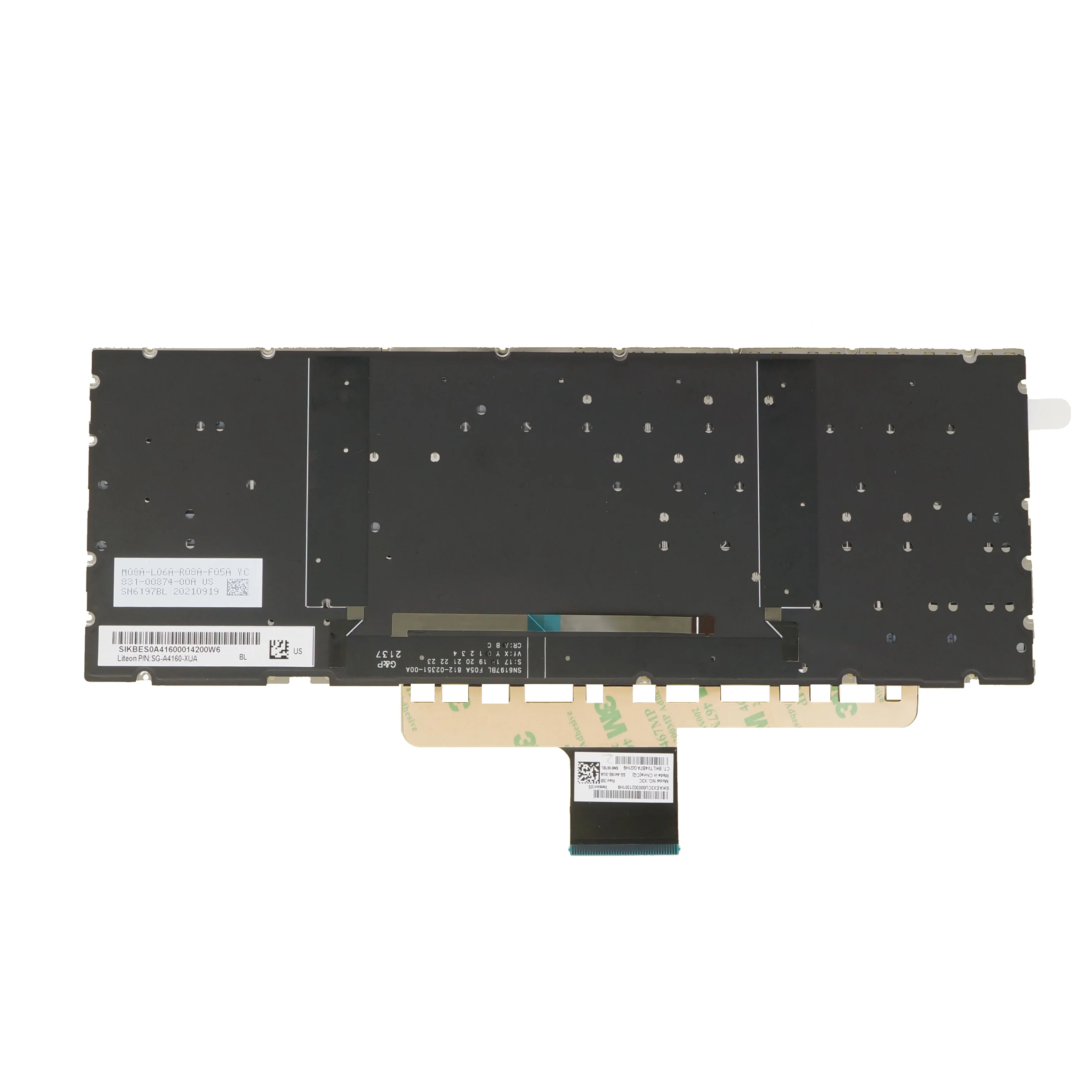 Teclado Retroiluminado dos Eua para hp Inveja 14-eb 14-eb0000 14-eb1000 Sg-a4160-xua X3c Sn6197bl Prata - Imagem 2