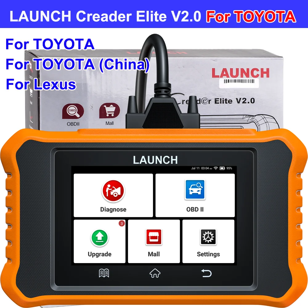 LAUNCH X-431 Creader Elite V2.0 For Toyota For Lexus All