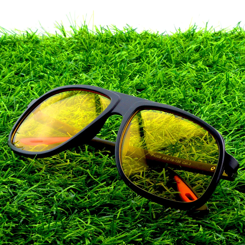 TR90 Oversized Cool Men Night Vision Al-mg Alloy Polarized Sunglasses Uv400 Uv Mens Sports Sun Glasses Outdoor Driving Fish