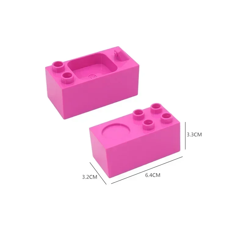 Deluxe Building Blocks Dollhouse Furniture Set – Creative Educational Toy