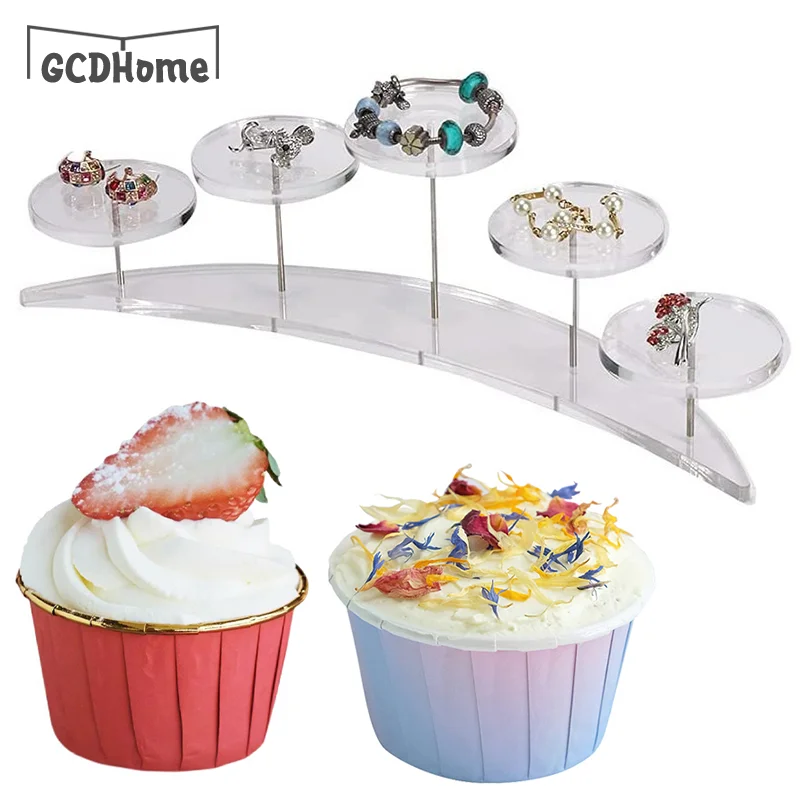 

Прозрачная акриловая подставка для украшений, 5 ярусов