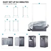 Sauna Box Portable Sauna for Home Full Size Steam Sauna with 4L 2000W Steamer and Remote Control Personal Steam Room for Spa 5