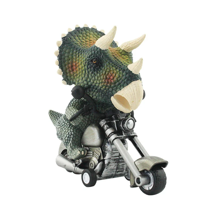 Spot Hot Sale Simulation Dinosaur Toy Animal Locomotive Tyrannosaurus Motorcycle Model Children Boys boys car toys dinosaur truck transport carrier vehicle dino animal model tyrannosaurus rex kids game children birthday gifts