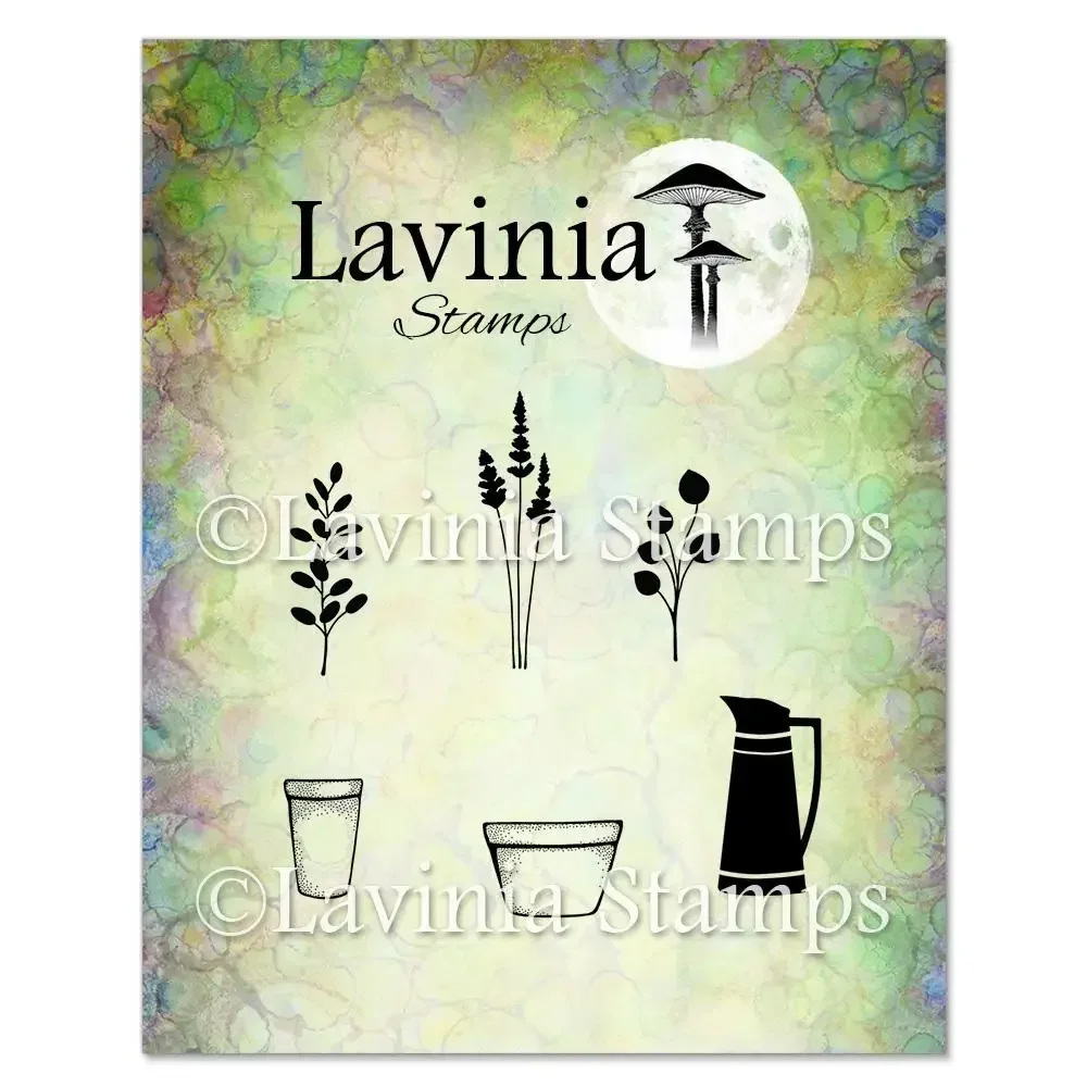 

2024 Flower Pots Clear Stamps For DIY Scrapbooking Album Stamp Make Paper Greeting Card Embossing Template New Arrival