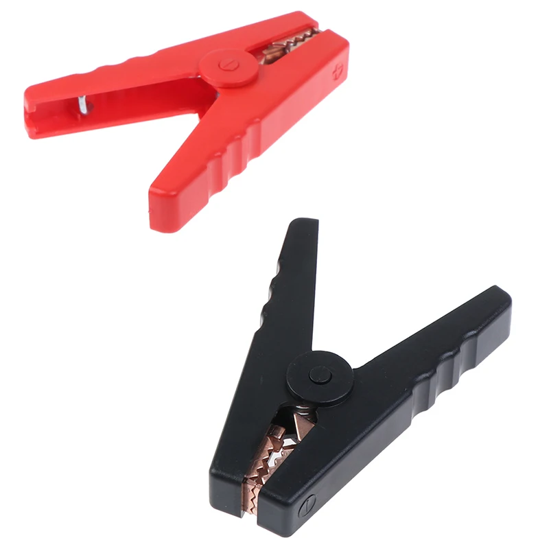 1/2pcs 100a Electrical Crocodile Alligator Car Battery Micro Insulated Clips Clamps Connector 90mm for Electric Project