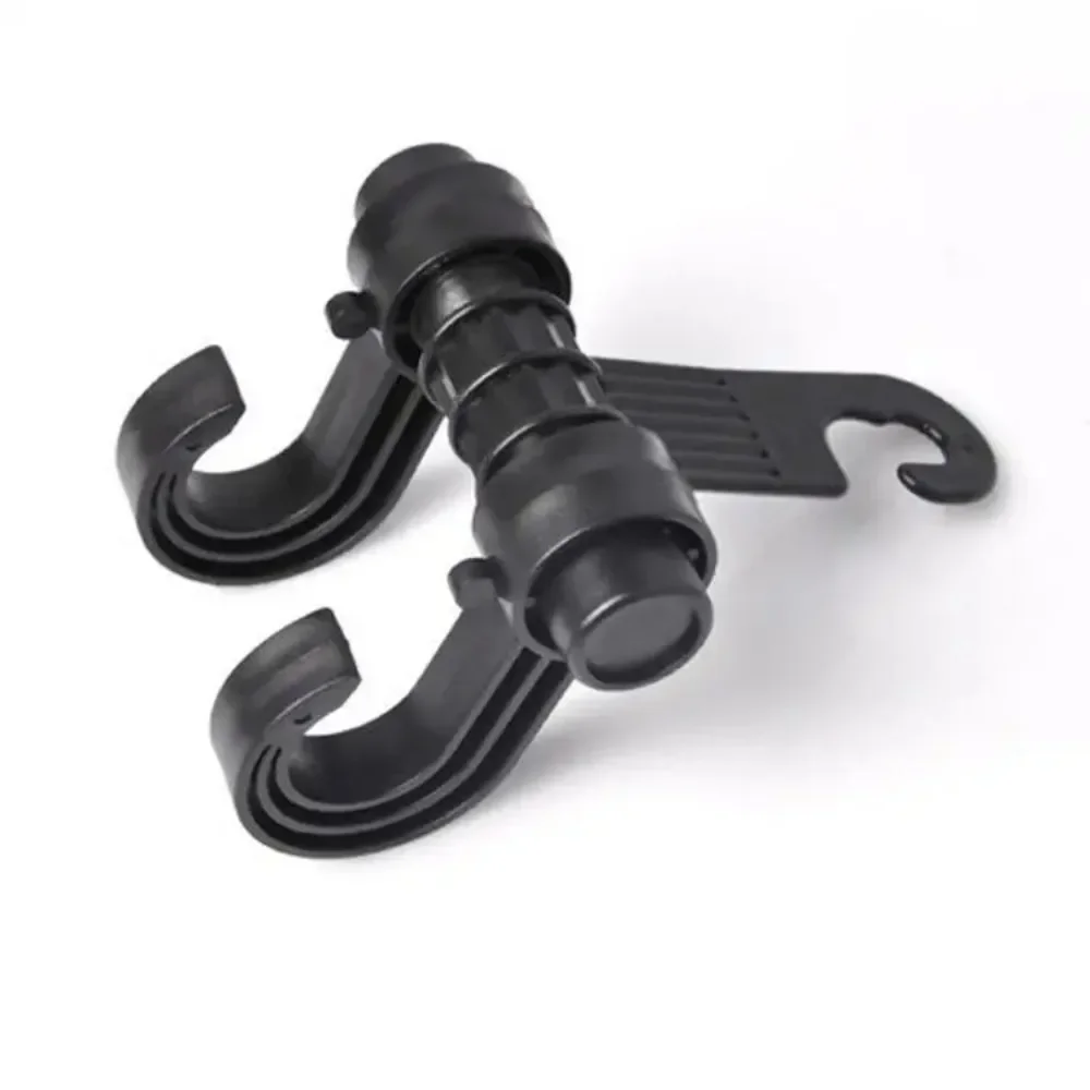 Double Auto Car Back Seat Headrest Hanger Holder Hook Clips for Bag Purse Grocery Automobile Interior Accessories Car Seat Hooks