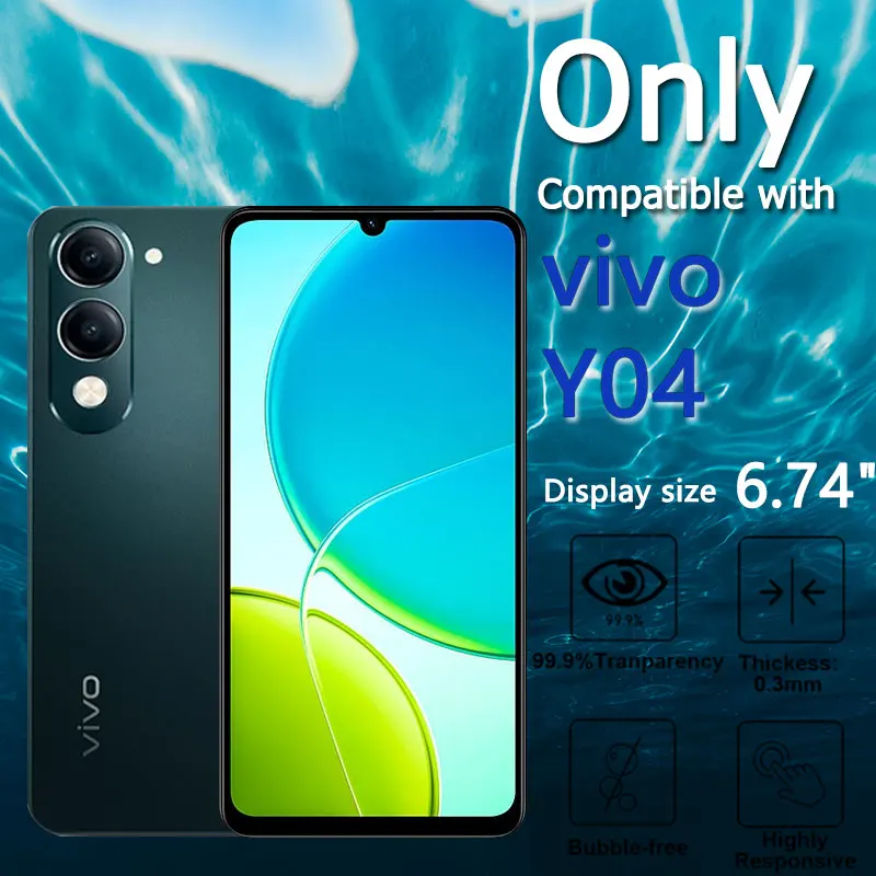 Premium HD Tempered Glass Screen Protectors - Anti-Scratch, Case-Friendly, Fingerprint Resistant