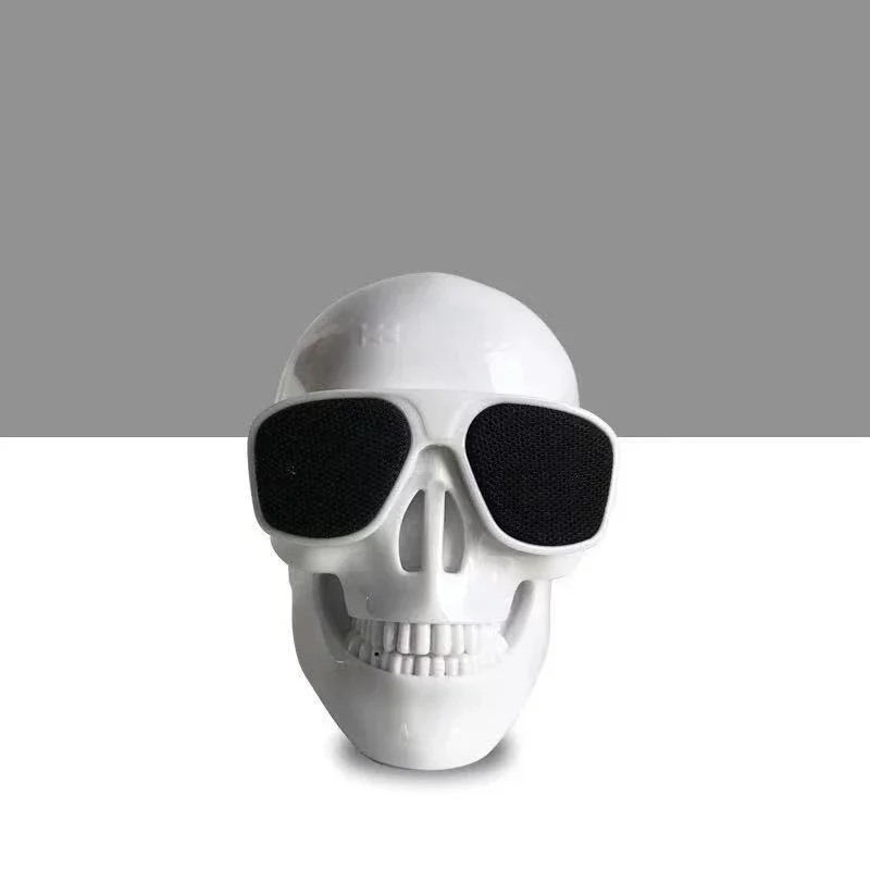 Wireless Bluetooth Skull Speaker - Portable Mini Stereo Sound with Enhanced Bass, 5W Audio Music Player