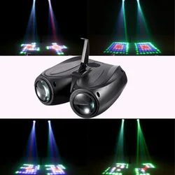 Lumières activées Auto/son 128/64 Led RGBW, contrôle de la musique, éclairage d'effet de scène, DJ Disco, lampe Laser, projecteur de fête 