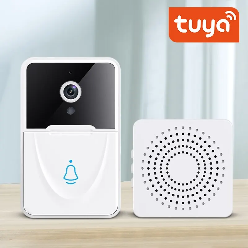  1080P X3 Tuya Smart Wireless Visual Doorbell Camera with Night Vision And Two-way Audio for Home System Security 