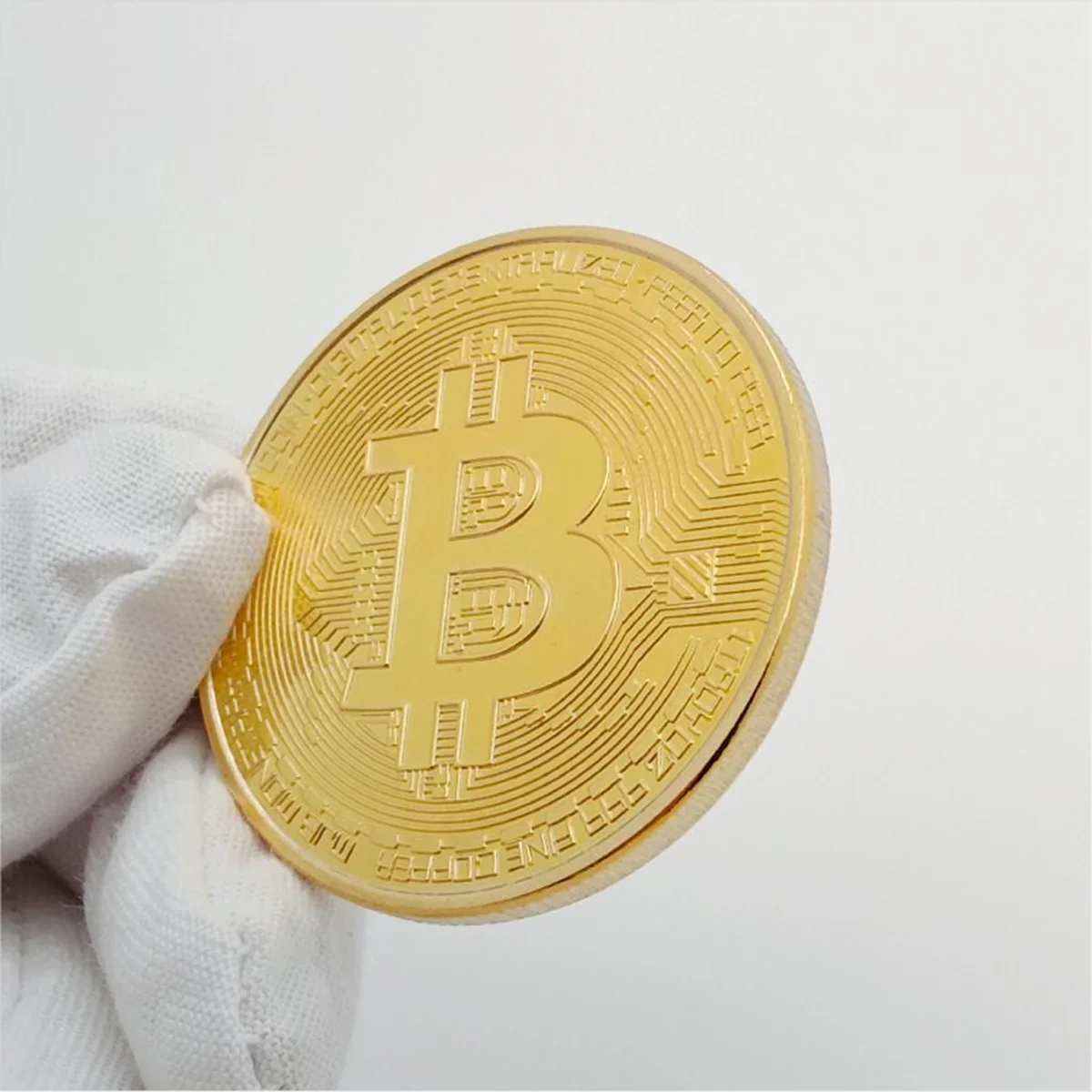 Moneta Commemorativa Bitcoin Placcata in Oro, Replica Antica in Metallo Cascius, Oggetto da Collezione, Regalo Artistico - immagine 5