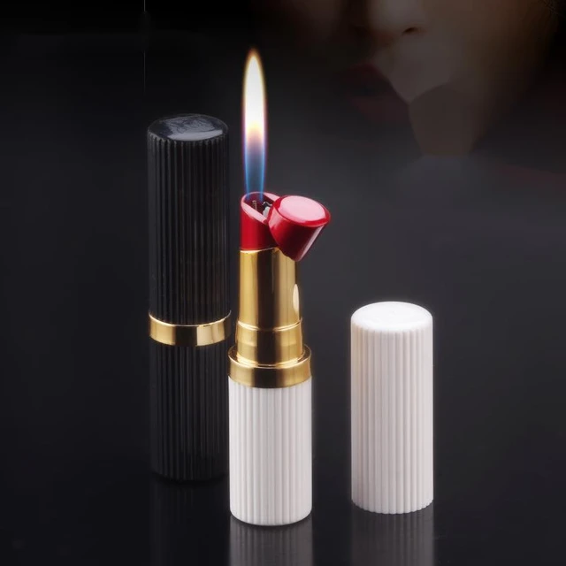 Women Cigarette Lighter Creative Handbag Lighters Mini Butane Gas  Refillable