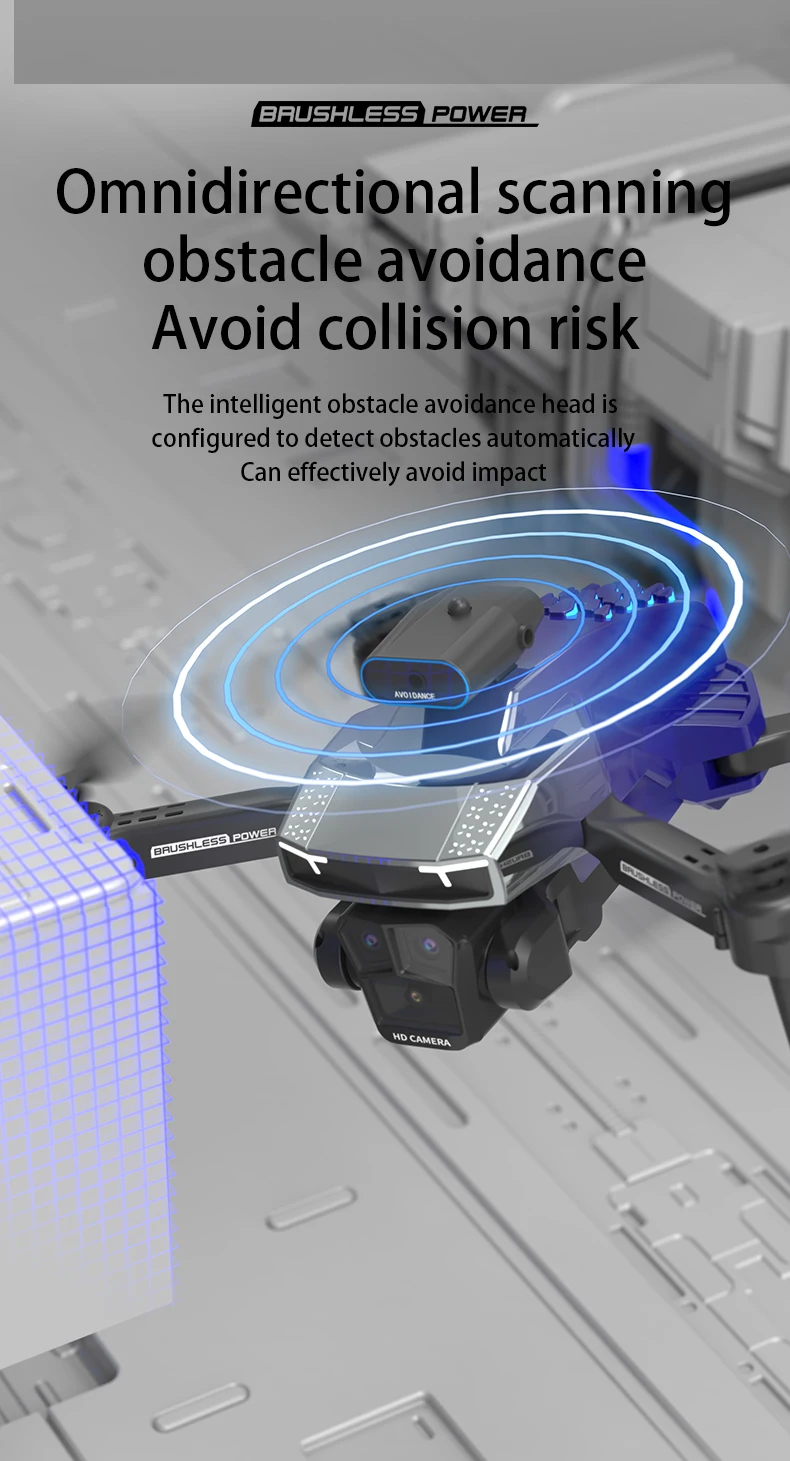 New H3 Drone 8K Professional Triple Camera 4K ESC WIFI FPV Obstacle Avoidance Four Axis Folding RC Aerial Photography Sell Apron