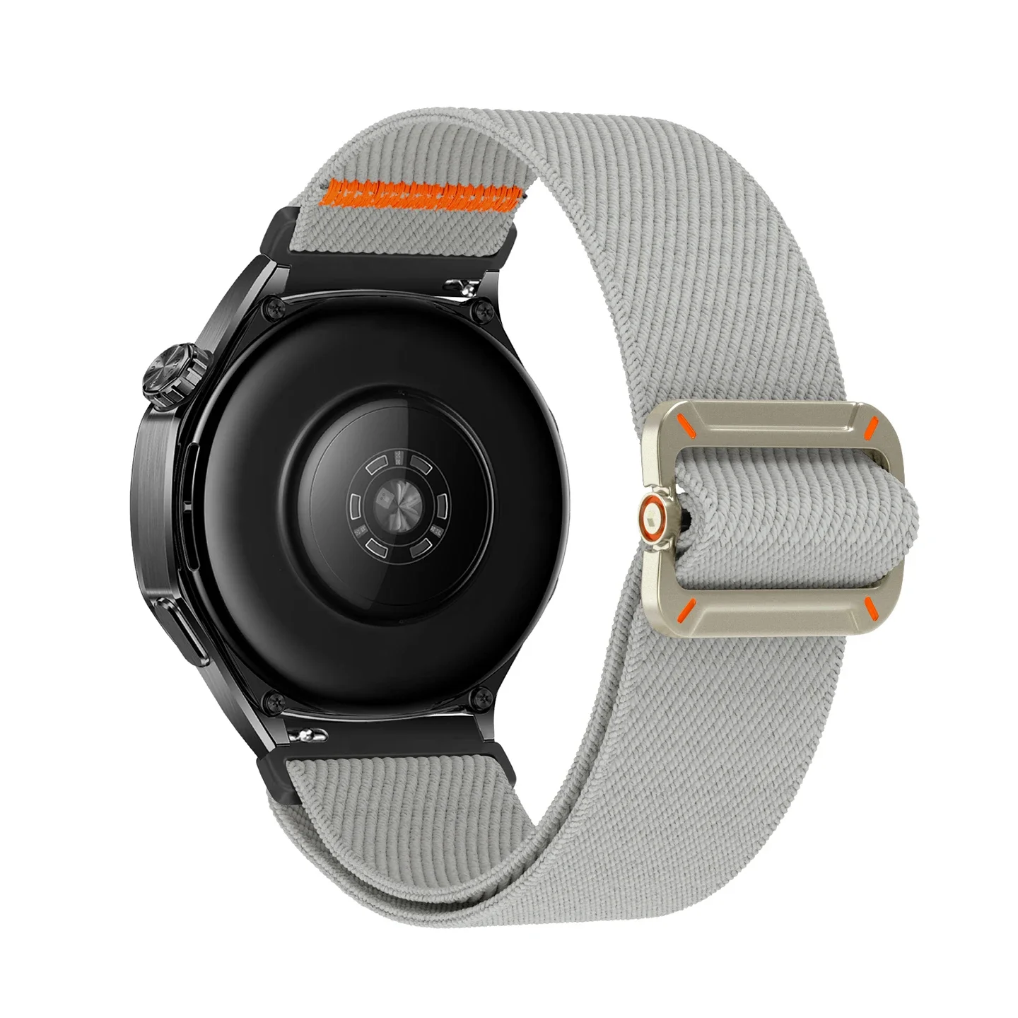 Elastic Braided Nylon Watch Band - 22mm/20mm