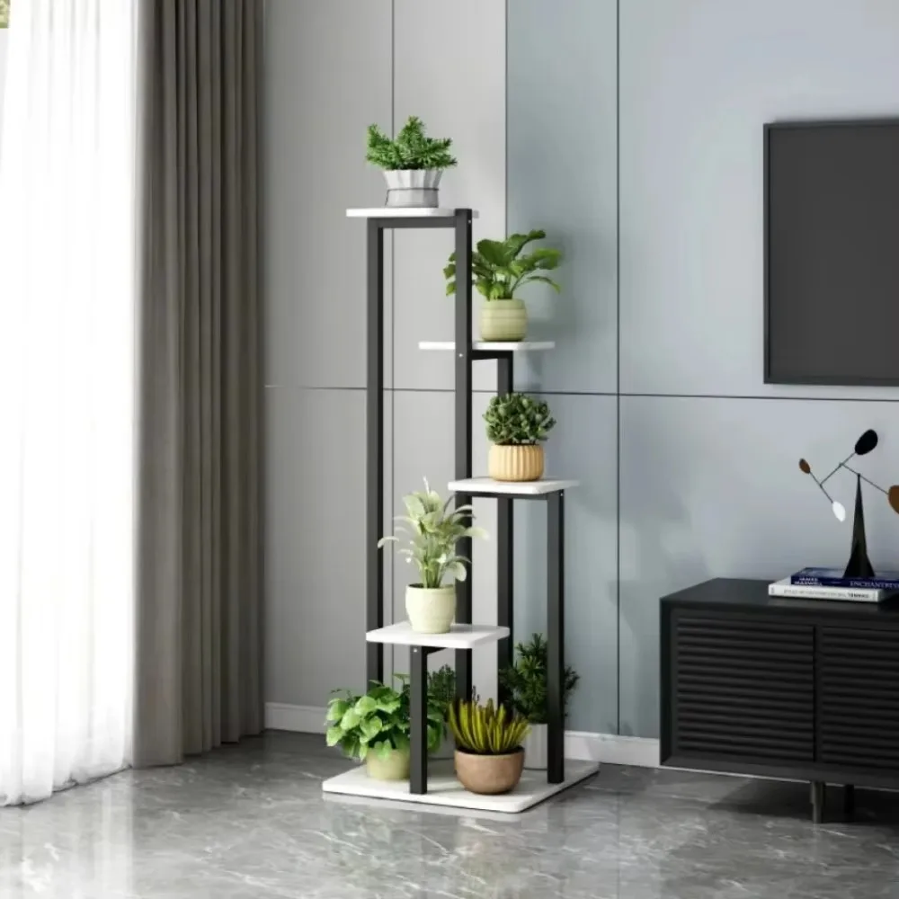 Plant Stand Multiple Flower Pot Holder Shelves Indoor Home Planter Rack Metal Plant Support Display for Garden Decoration