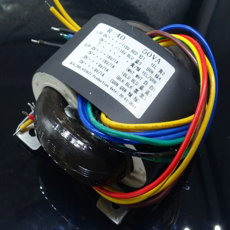 

BRZHIFI 50VA R Cattle 50W R type transformer DAC dedicated double 16 plus 7V*2