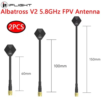 2PCS iFlight Albatross V2 5.8GHz LHCP RPSMA RHCP SMA FPV Antenna 60mm 100mm for FPV RC Drone Parts 1