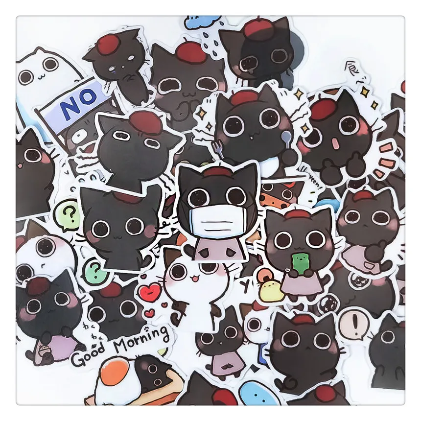

40pcs Cute Cats Hand Account Stickers Scrapbooking Stickers /Decorative Sticker /DIY Craft Photo Albums