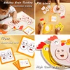 Children Montessori Parish Board Games Expression & Emotion Egg Sorters Matching Puzzles Thinking Games Early Educational Toys 2