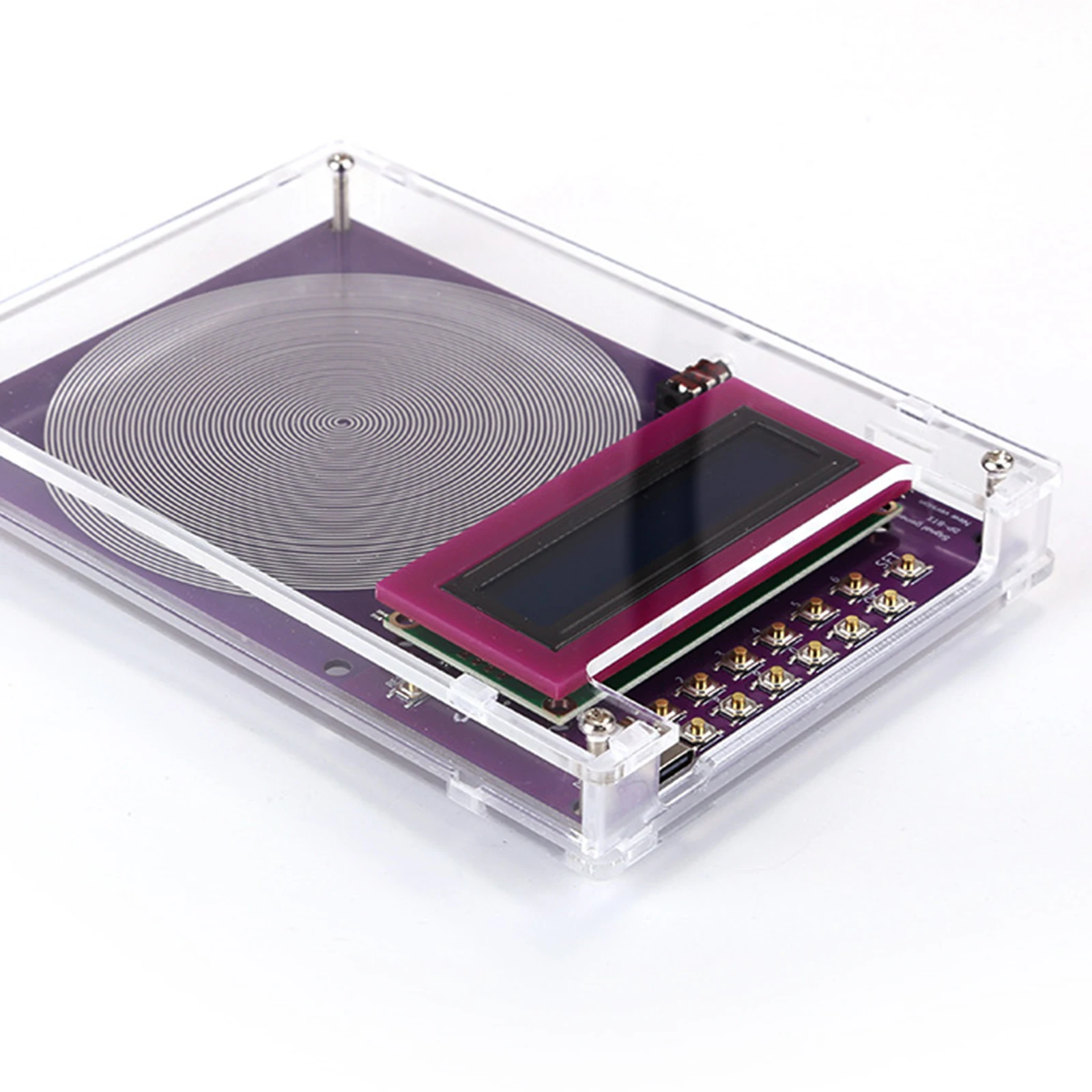 Generatore di Onde Schumann 7.83Hz, Generatore di Onde Sinusoidali a Frequenza Variabile 0.01-100000Hz con Display LCD, Sintonizzabile per Test di Laboratorio - immagine 5