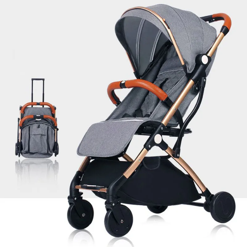 

Ultra-portable Stroller Can Sit and Lie Down Folding Mini Travel Stroller Can Be on The Plane Shock-absorbing Baby Stroller