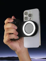 Для Magsafe Bluetooth-совместимая ручка для телефона с заполняющей подсветкой и светоотражающим зеркалом, ручка для камеры, стабилизатор для селфи — изображение 6