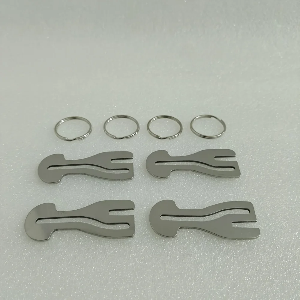 4Pcs Trolley Tokens Keychains Shopping Cart Trolley Tokens Key Rings Buckles Trolley Tokens Keyrings Hanging Pendant