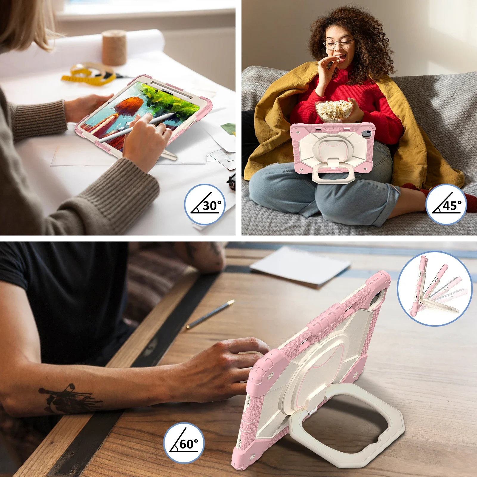 Durable Shockproof Kids Tablet Stand Case
