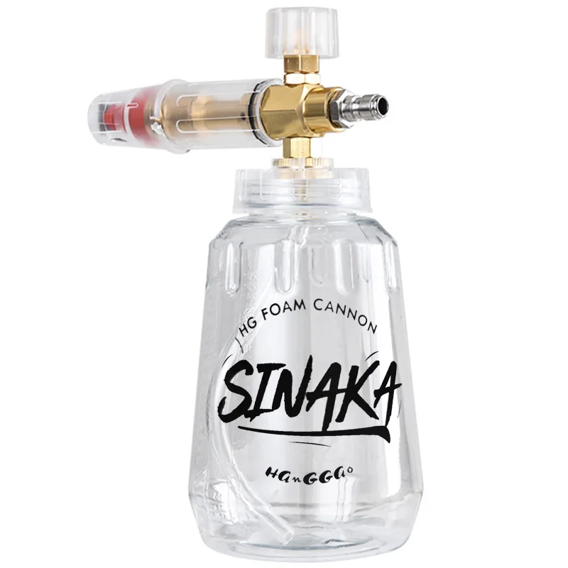 Generatore Di Schiuma Per Karcher Parkside Huter Snow Foam Lance Cannon 1L Car Wash Foamer Gun Sprayer Accessorio Per Auto