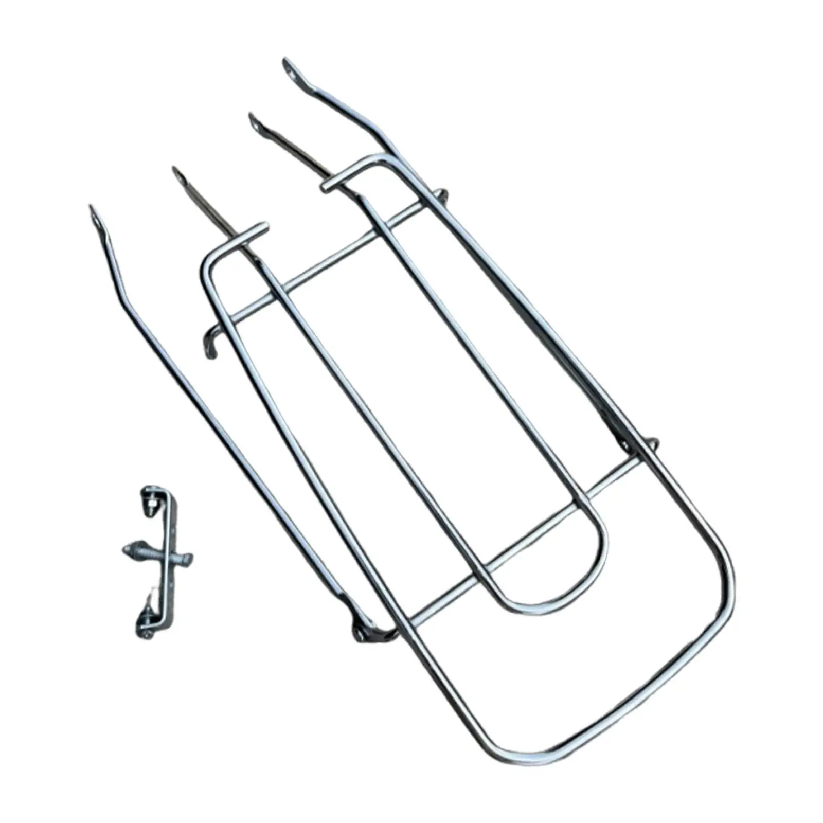 Bike Rear Rack, Riding Equipment Universal for Back of Bike Solid Frame, Rear Carrier, Bike Luggage Rack