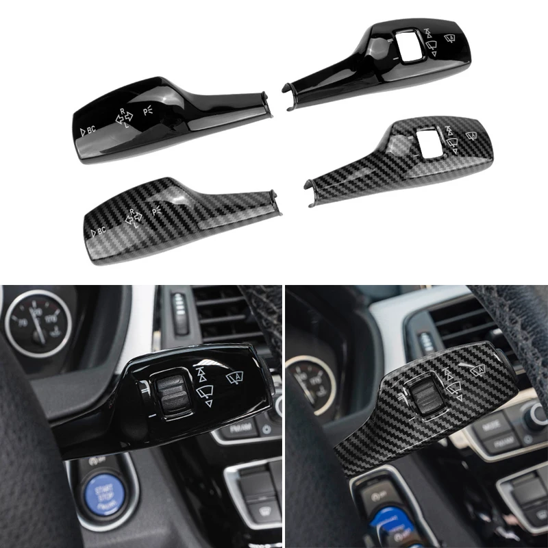 

For BMW 1 3 5 6 7 Series GT F30 F35 F20 F21 F10 F11 F18 F07 F01 F02 Car Turn Signal Windshield Wiper Lever Switch Cover Trim