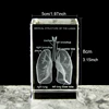 3D laser engraving crystal lung model hospital teaching props to give medical students human respiratory organ paperweights 6