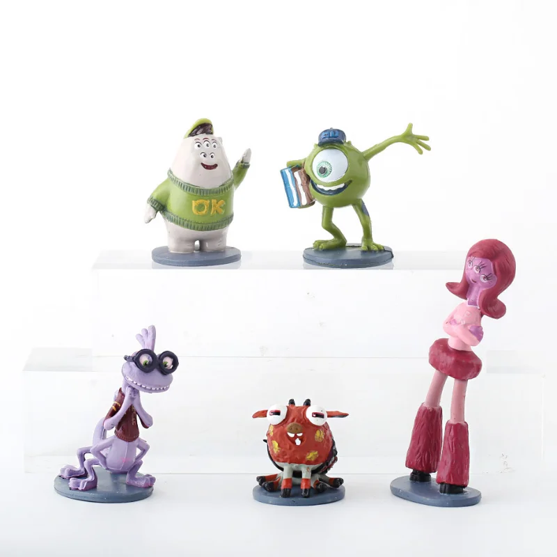 10Pcs/Set Anime Movie Monsters University Mr.Q James P Sullivan