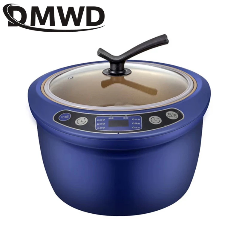 DMWD 6L Black Garlic Fermenter Electric Garlics Smart Fermentation Machine Automatic Zymosis Pot Natto Yogurt Maker 220V
