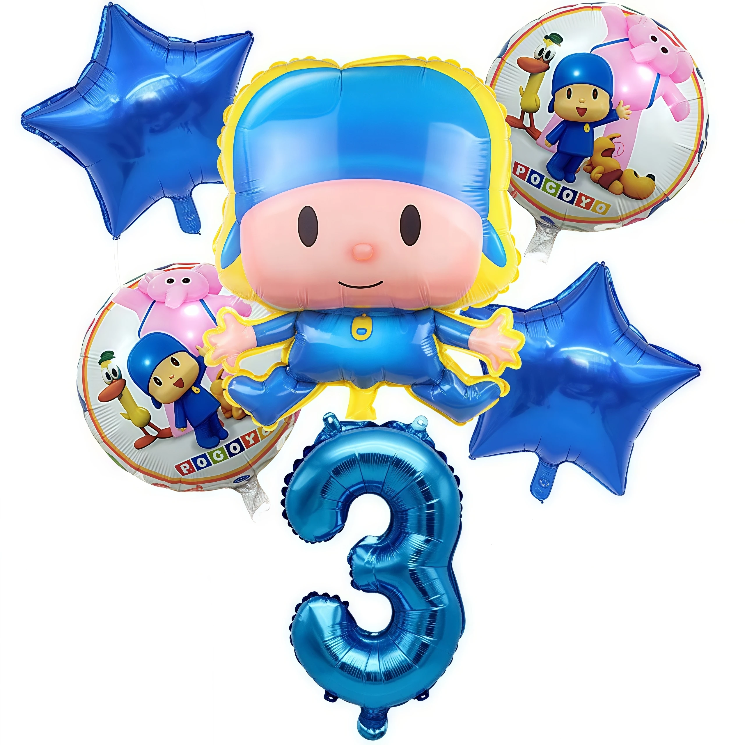 Cartoon P-Pocoyoes Thema Geburtstag Party Dekorationen Einweg Geschirr Teller Banner für Baby Shower Party Supplies Kinder Geschenke – Detail 25