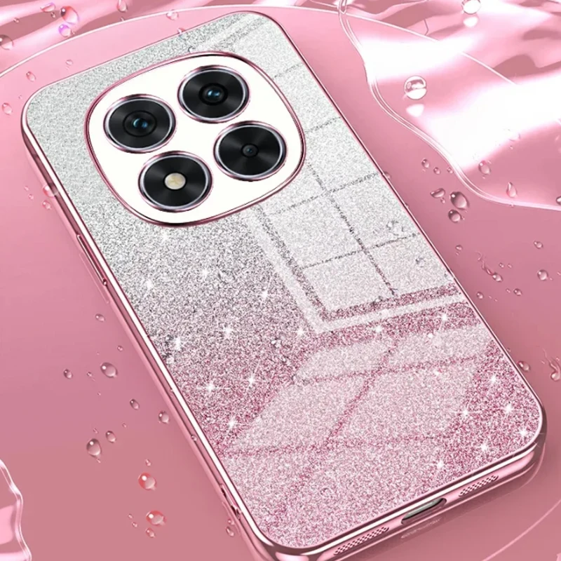 Per OPPO Reno 13 Pro Custodia morbida in TPU Moda Bling Glter Sottile Custodia protettiva posteriore per Oppo Reno 13 Reno13 13Pro 5G Shell  202192403