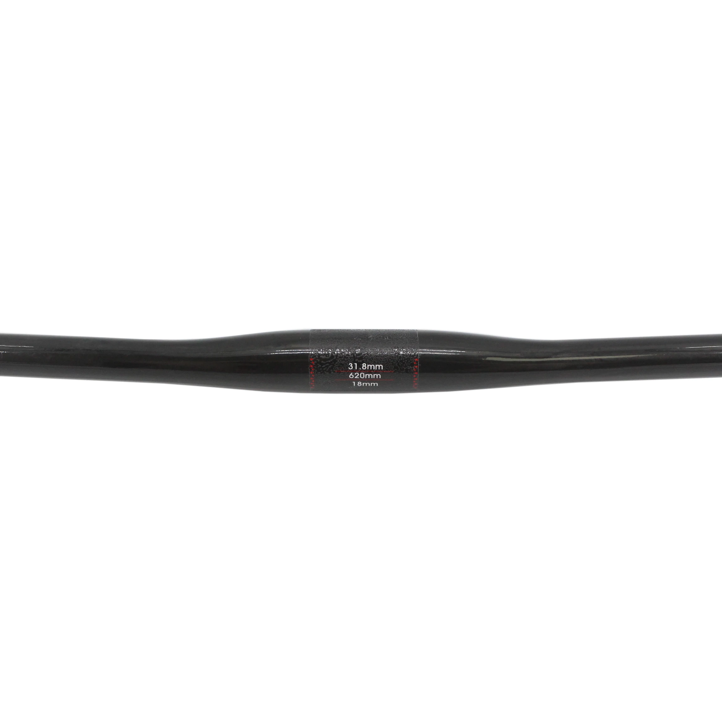 Mountain Bike UD Full Carbon Fibre Handlebar Flat Horizontal Carbon Bicycle Handlebar MTB Bike Part 31.8*600-720mm
