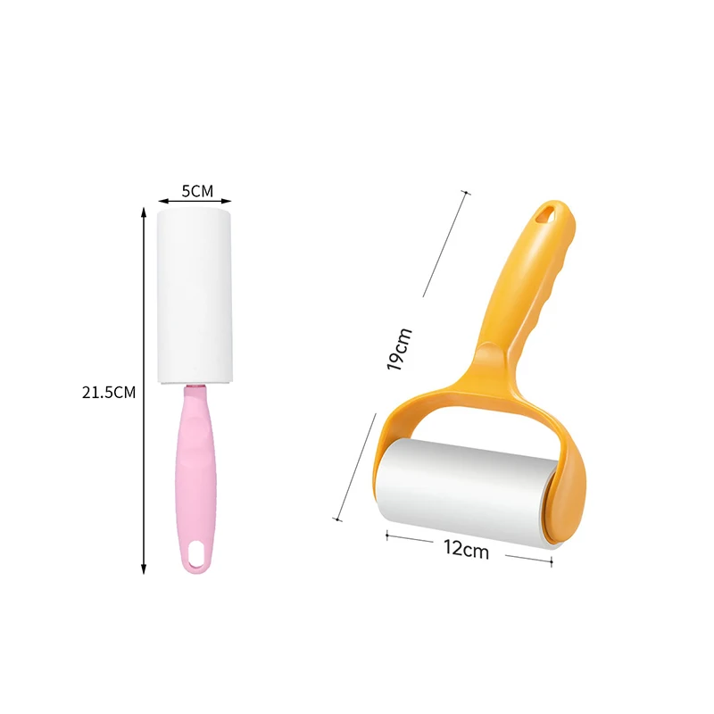 Lint Remover Pet Hair Remover Lint Roller Hair Removal Brush Hair Remover Clothes Lint Remover Pet Hair Remover Brush Lint Remover Brush Clothing Cleaner Brush Tearable Roll Paper Sticky Roller Dust Wiper Pet Hair Clothes Carpet Tousle Remover Replaceable Cleaning Brush Accessories