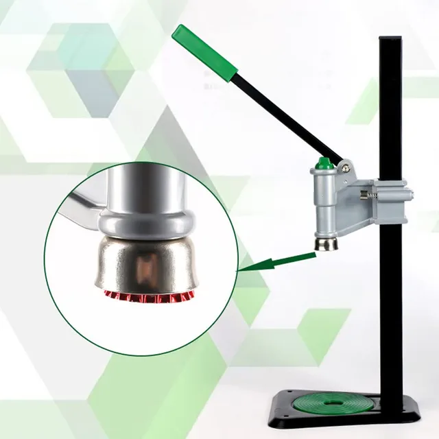 Tappatrice Manuale Per Bottiglie - Per Birra E Vino Casalingo, Tappi 26-29 Mm, Regolabile In Altezza - Foto 8