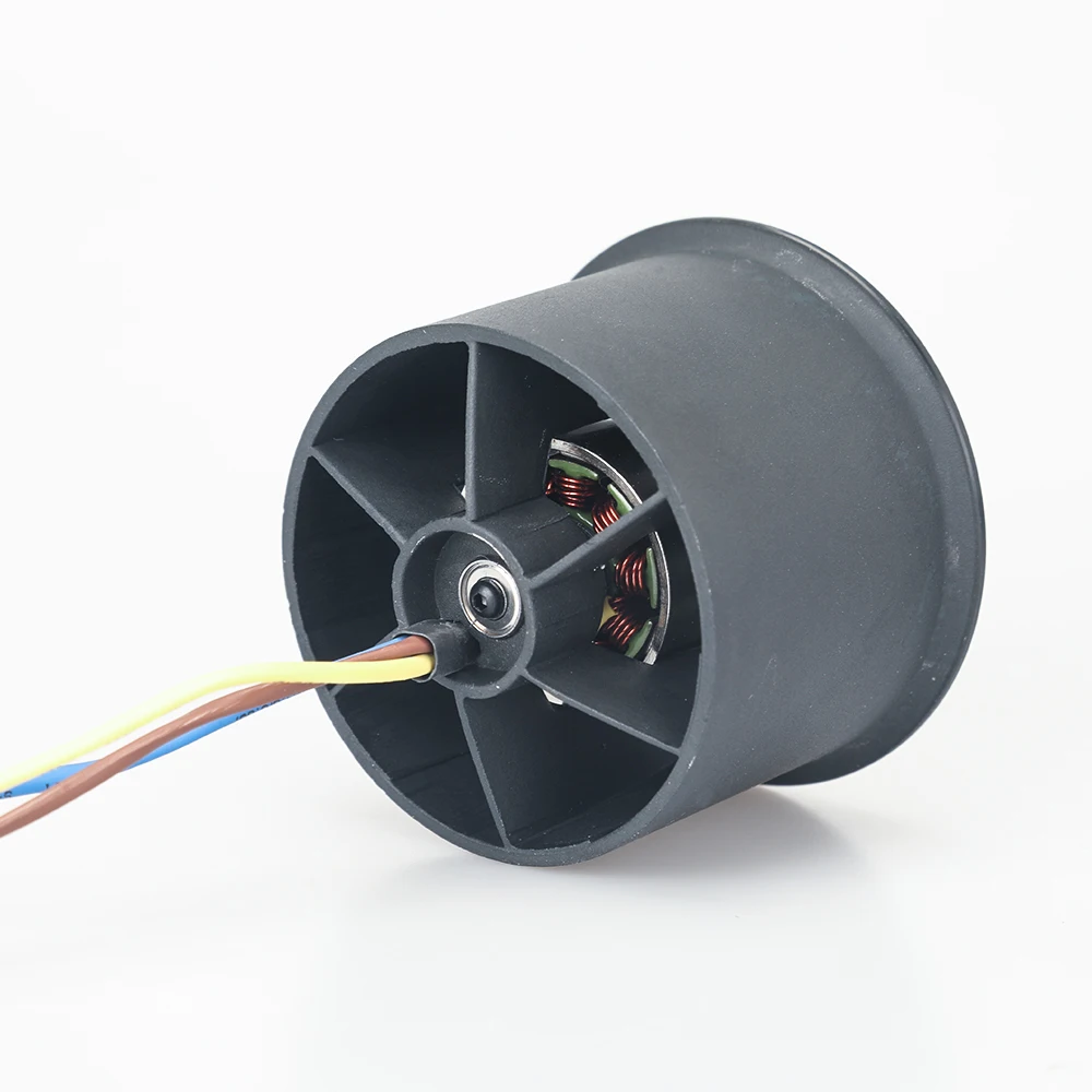 50mm 60mm EDF 3600KV 2800KV Outrunner Bürstenlosen Motor High Speed Jetfan RC Kanal Fan Luft Gebläse Turbo für Air Duster Reiniger – Detail 4