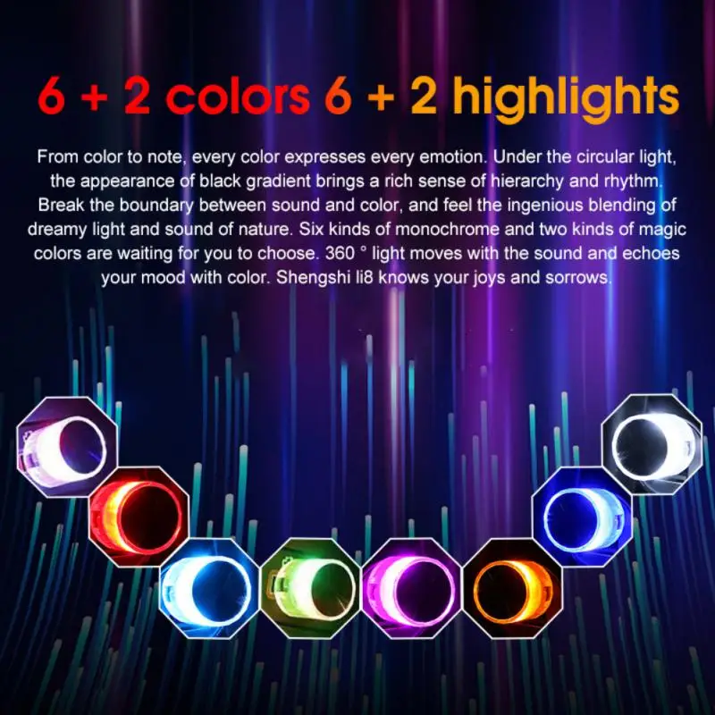 Car USB Ambient Light DJ RGB Mini Colorful Nightlight Led Interface Holiday Party Atmosphere Neon Interior Lamp PC Laptop Light led light night light mini night light mini led light