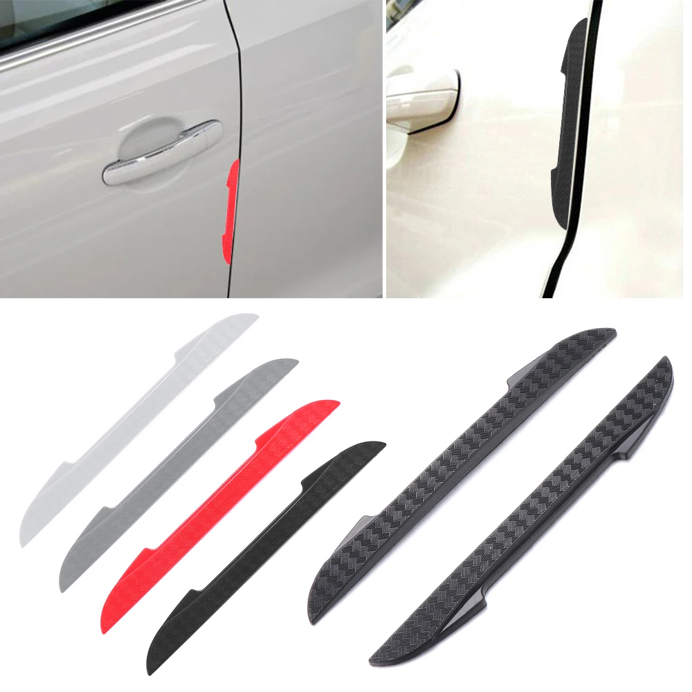 Premium Car Door Edge and Handle Protection Set - 4-Piece 3D Bumper Guard Kit