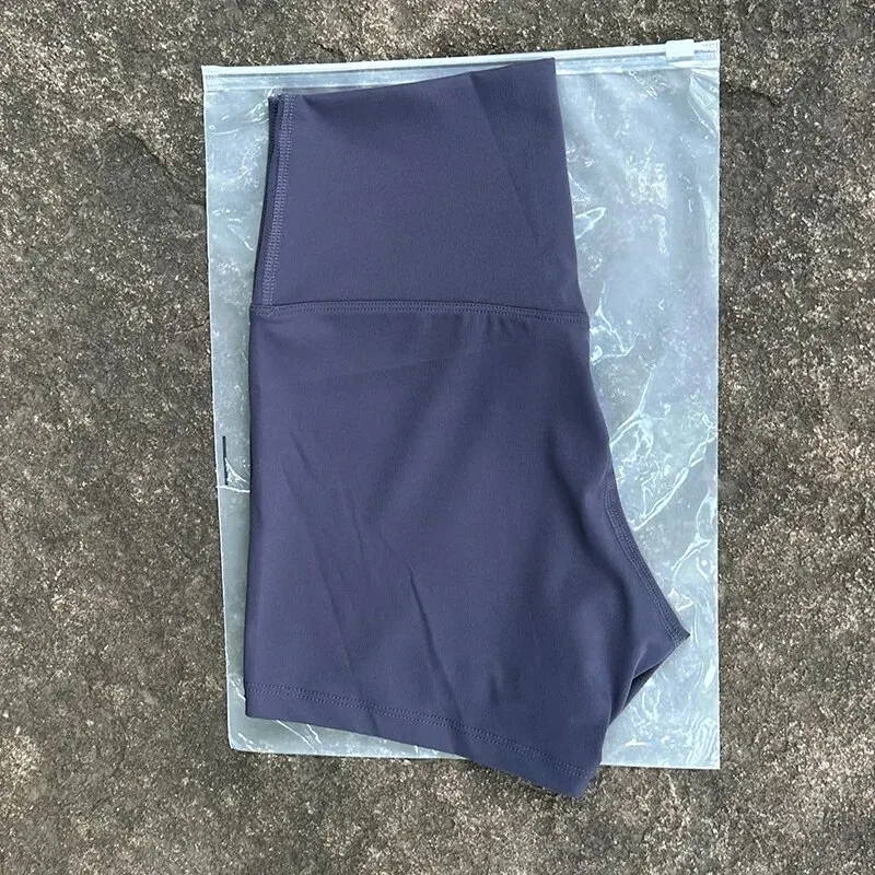 Women's Sexy High Waist Solid Color Yoga Shorts - Soft, Tight, and Perfect