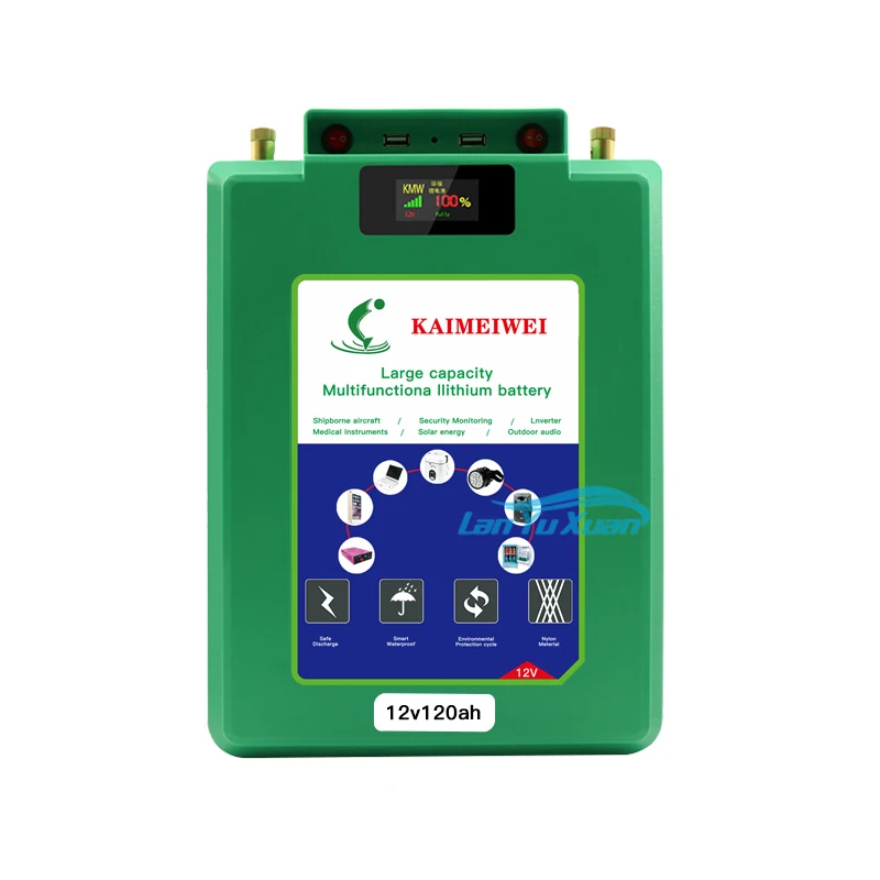 

Long Life Portable waterproof Rechargeable battery price 12v 100ah 120ah lithium ion pack