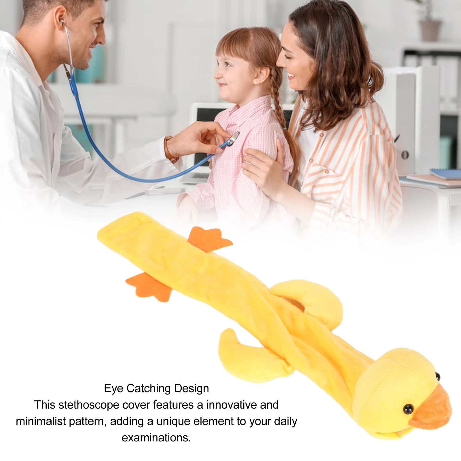 Stethoscope Covers Cute Animal Shape Plush Material Stethoscope Cover Sleeves Stethoscope Accessories for Nurses Doctors