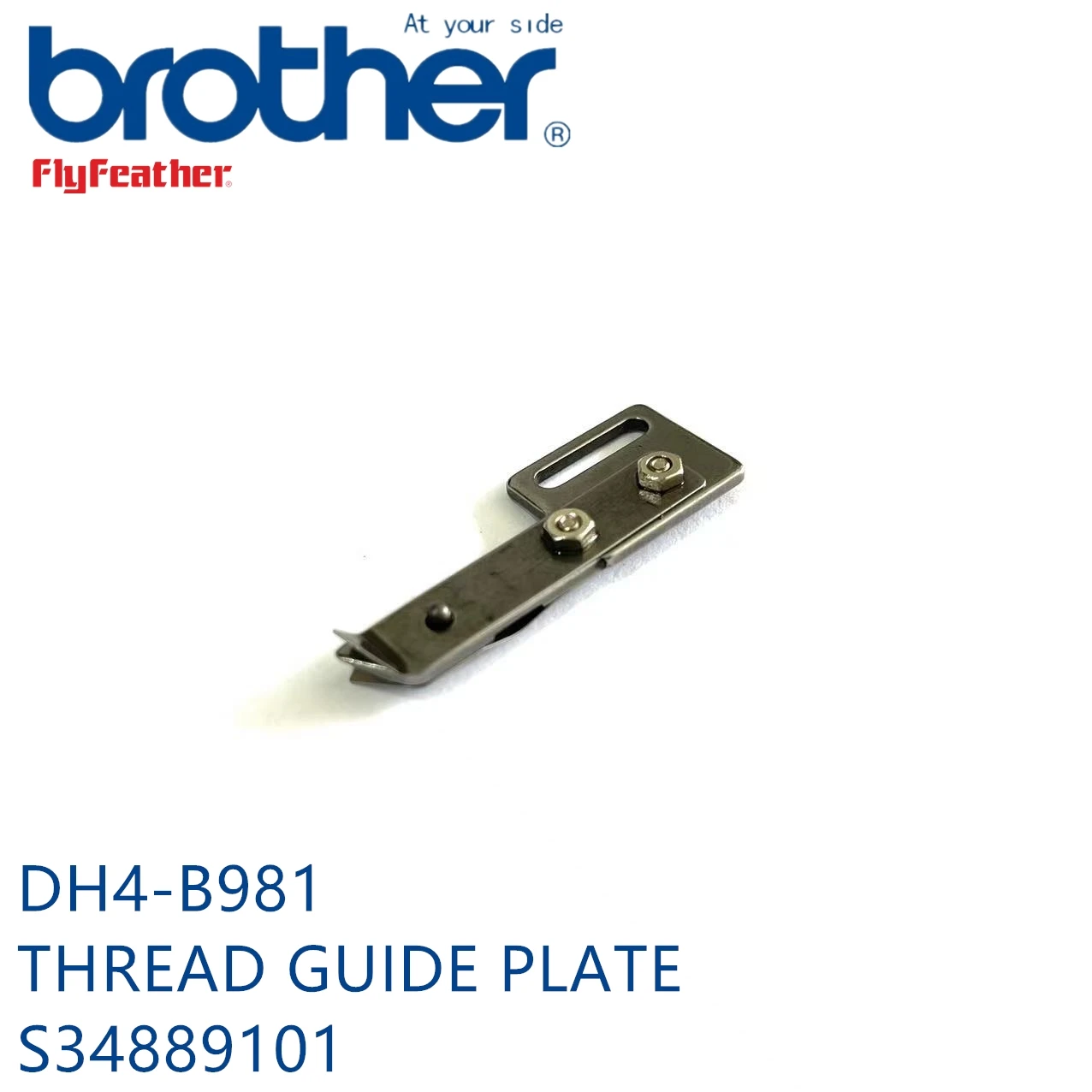 BROTHER DH4 B981 THREAD GUIDE PLATE S34901001 THREAD NIPPER ASSY RH